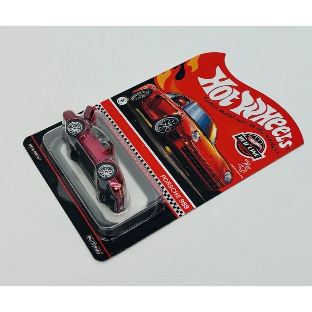 Hot Wheels 2023 RLC 1986 Porsche 959 Red w/ Protector Case HGK85